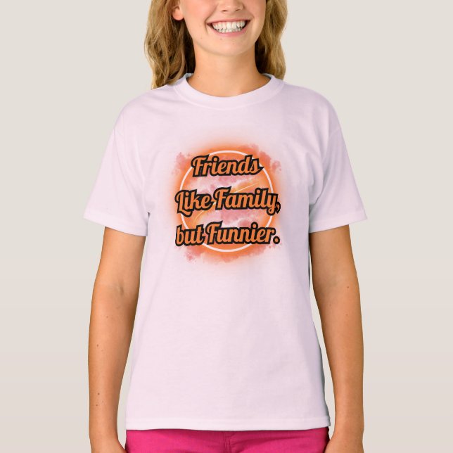T-SHIRT BEAST FRIENDS, FRIENDSHIP, FRIENDS LIKE FAMILY (Devant)