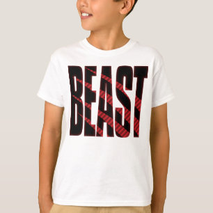 T-shirt BEAST. Tough.Hardcore.Muscle.Wild.Animal