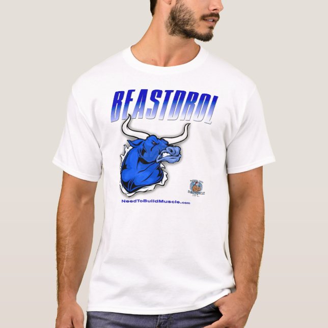 T-shirt Beastdrol - NTBM (BLANC - avant/arrières) (Devant)