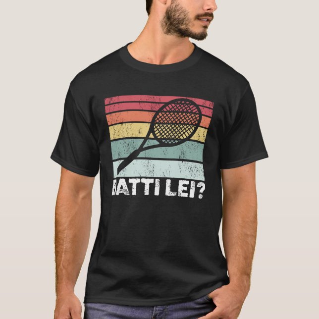 T-shirt Beat Her  Said Tennis Player (Devant)