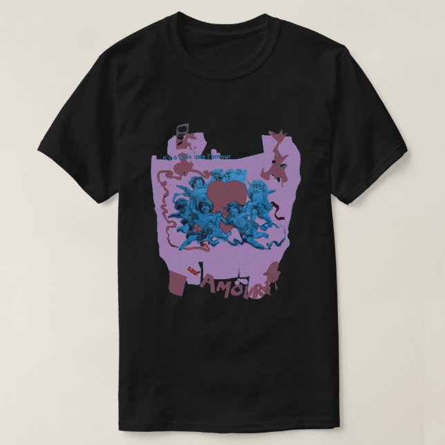 T-shirt Beat It Amour fête à thème des années 80   (Design devant)