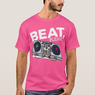 T-shirt Beat Music Hip hop Scratch Disco Dance Chansons