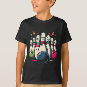 T-shirt Beat Up Bowling Pins Shirt Funny Bowling League 1