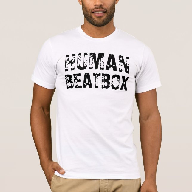 T-shirt Beatbox humain (Devant)