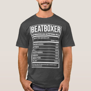 T-shirt Beatboxi Beatboxi, Étiquette De Nutrition, Magnifi