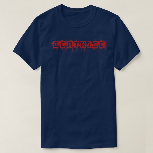 T-shirt Beatrice - First Name Halloween Costume Personaliz (Design devant)
