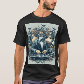 T-shirt "Beats masqués : Sophistication inspirée par DJ