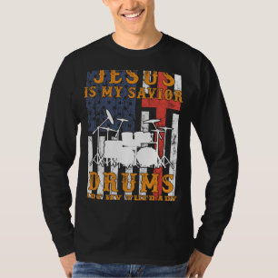 T-shirt Beats of Believe : Jésus est mon Sauveur, Drums es