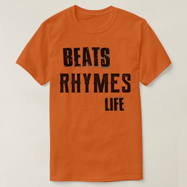 T-shirt Beats rime vie 1 (Design devant)