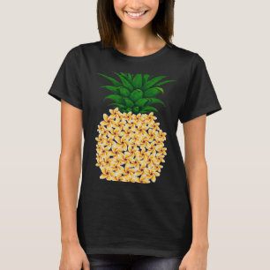 T-shirt Beau ananas fleuri hommes et femmes hawaïens