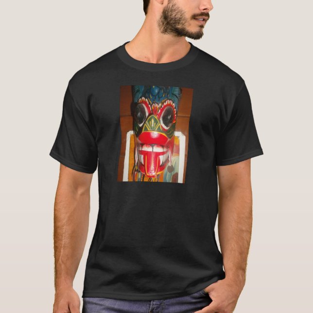 T-shirt Beau art traditionnel sri-lankais de masques de fe (Devant)