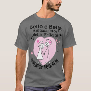 T-shirt Beau beau couple chinois heureux La Italienne La