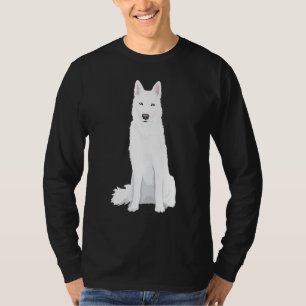 T-shirt Beau blanc Sibérien Husky Sweet Blanche neige D