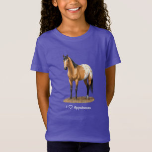 T-Shirt Beau Cheval Appaloosa Quarter Buckskin