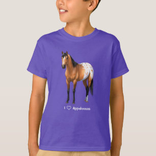 T-shirt Beau Cheval Appaloosa Quarter Buckskin