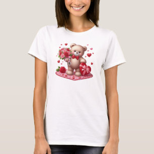 T-shirt Beau, classique ours en peluche de la Saint Valent