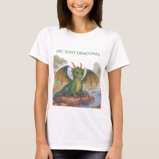 T-shirt Beau dragon vert