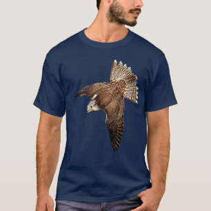 T-shirt Beau Faucon Raptor Vol Oiseau de Prey Birder