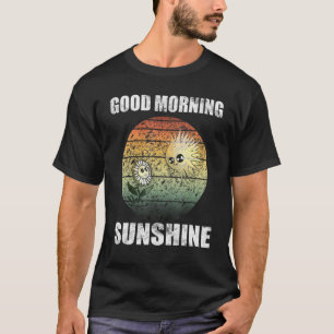 T-shirt Beau Matin Soleil Avec Fleur Cute Et Ret Soleil