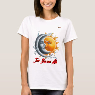 T-shirt Beau moment entre la Lune et le Soleil sur un