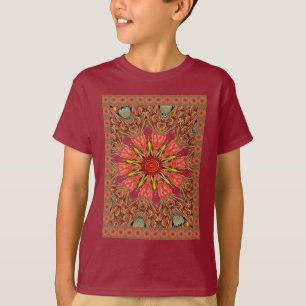 T-shirt Beau motif asiatique traditionnel et audacieux