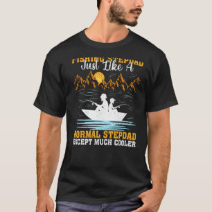 T-shirt Beau-père pêcheur homme, exactement comme un beau-