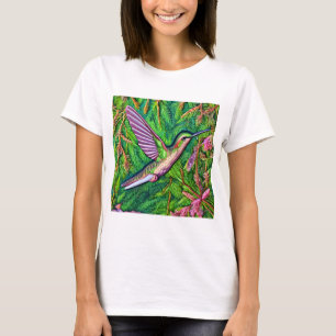 T-shirt Beau Shabby Chic Petit Colibri.