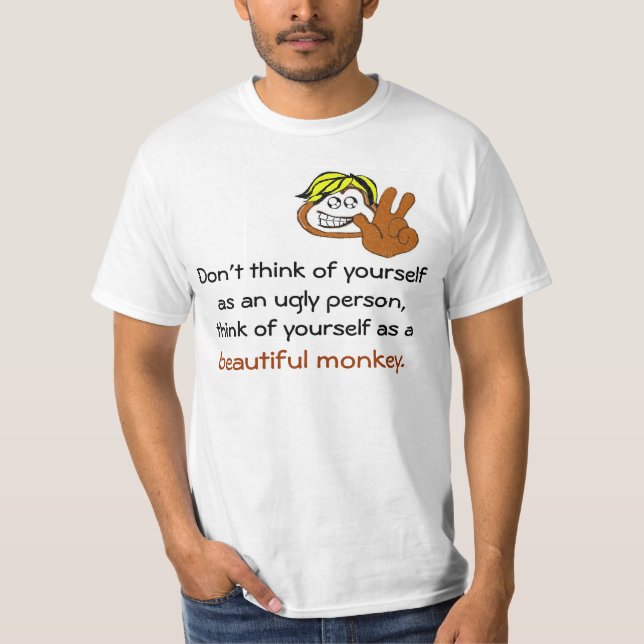 T-shirt Beau singe (Devant)