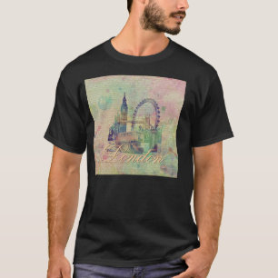 T-shirt Beau site tendance de Londres Vintage