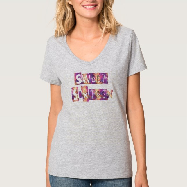 T-shirt Beau Sweet sixteen (Devant)