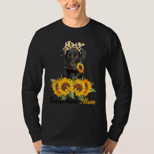 T-shirt Beauceron Maman Fleur de soleil Eté Chien Maman Ma