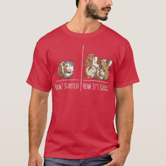 T-shirt Beaucoup de Cochons de Guinée - Cochon De Guinée h