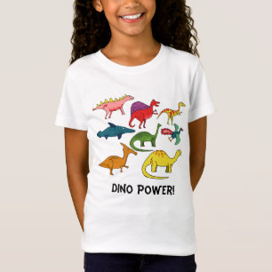 T-Shirt Beaucoup de dinosaures de dessin animé différents