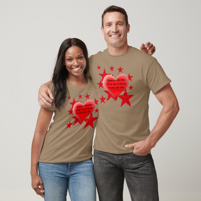T-shirt Beaucoup sont les étoiles que je vois... (Unisexe)