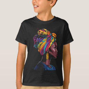T-shirt Beauté Afro-Américaine Mois de l'Histoire des Noir