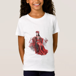 T-Shirt Beauté chinoise dans les peintures anciennes - Dét