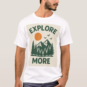 T-shirt Beauté de la nature - Design d'art paysager serein
