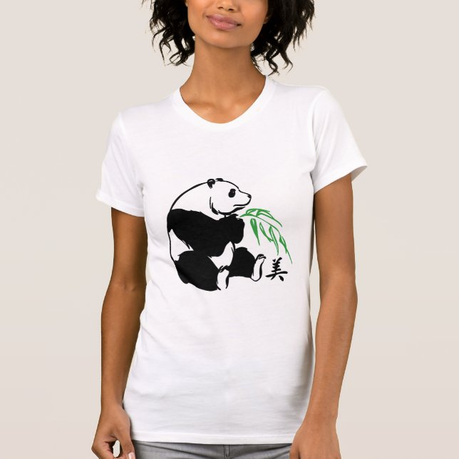 T-shirt Beauté de panda (Devant)