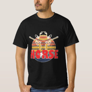T-shirt Beauté et grâce des chevaux Vintage équestre