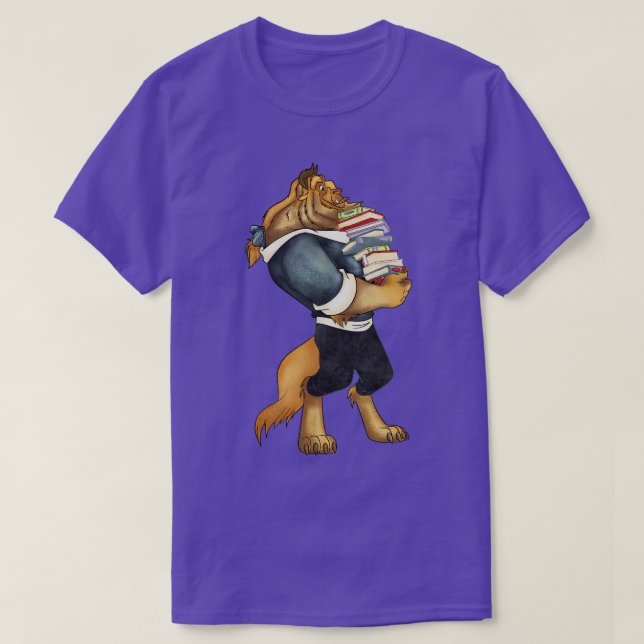 T-shirt Beauté Et Le Livre De La Bête Du Ver (Design devant)
