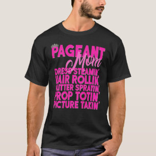 T-shirt Beauté Pageant Chemise Cadeau Glitz Fille Maman Po