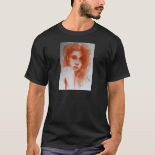 T-shirt BEAUTÉ ROMANTIQUE / Portrait de femme en Sepia Bro