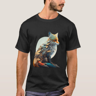 T-shirt Beautiful And Colourful Fox