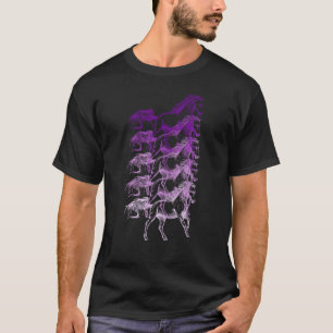 T-shirt Beaux Chevaux Cheval Mignon Propriétaire de Cheval