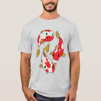 Beaux poissons Koï de dessin animé