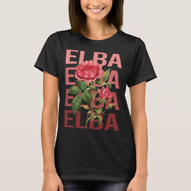 T-shirt Beaux Roses - Nom de l'Elbe (Devant)