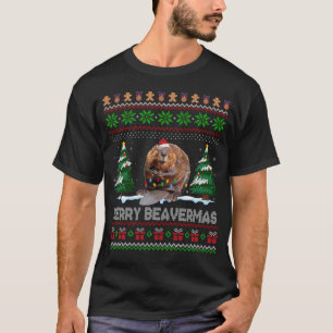 T-shirt Beaver Lover Noël Vilain Noël Vilain Noël Beaver S
