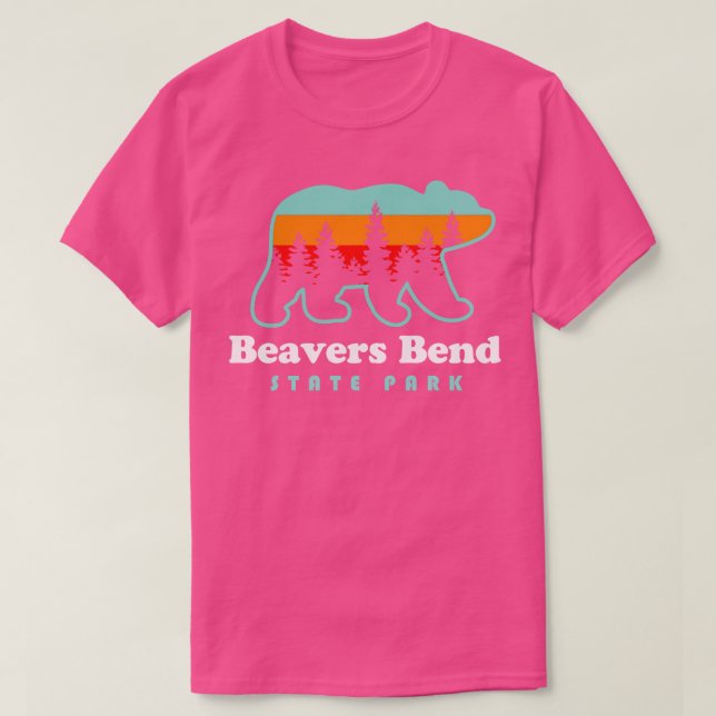 T-shirt Beavers Bend State Park Oklahoma Camping Randonnée (Design devant)