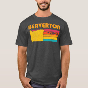 T-shirt Beaverton Oregon Souvenir Vintage désorganisé