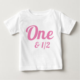 T-shirt bébé 18 mois un et demi anniversaire